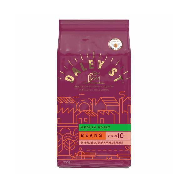 DALEY STREET MEDIUM COFFEE BEANS 200G