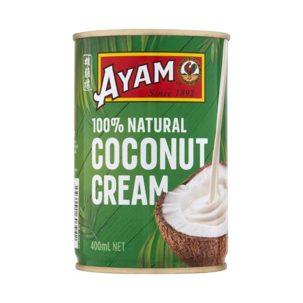 AYAM 100% NATURAL COCONUT CREAM 400ML