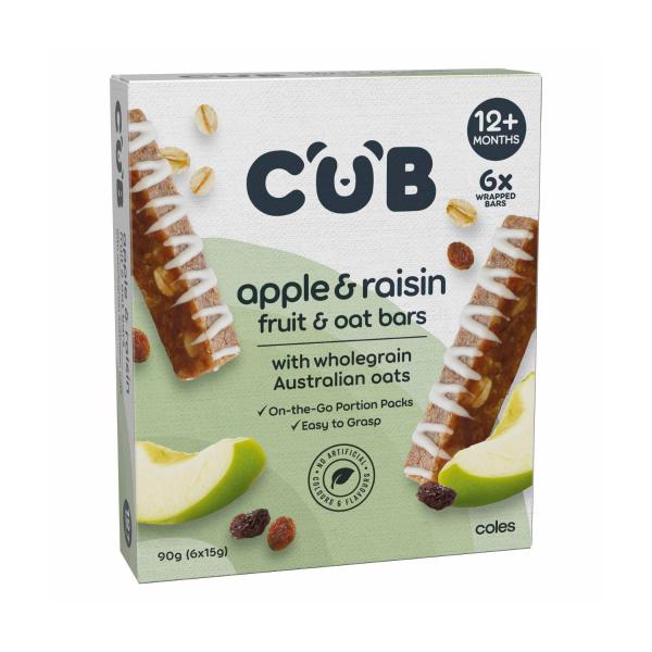 Apple & Raisin Fruit & Oat Bar 6x15g