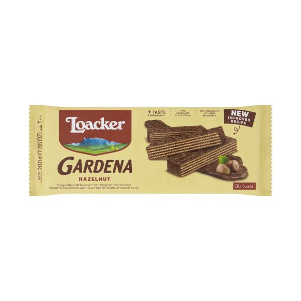 LOACKER GARDENA WAFER BISCUITS:HAZELNUT:.:200 GRAM