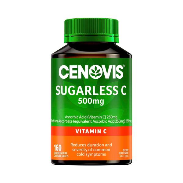 CENOVIS SUGARLESS C 500MG TABLETS 160PK
