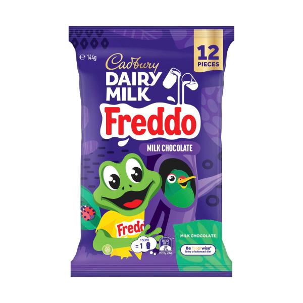 CADBURY DAIRY MILK CHOCOLATE FREDDO SHAREPACK 12 PACK 144G