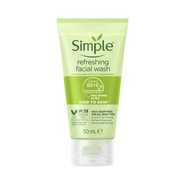 Refreshing Facial Wash Kind to Skin Travel Pack