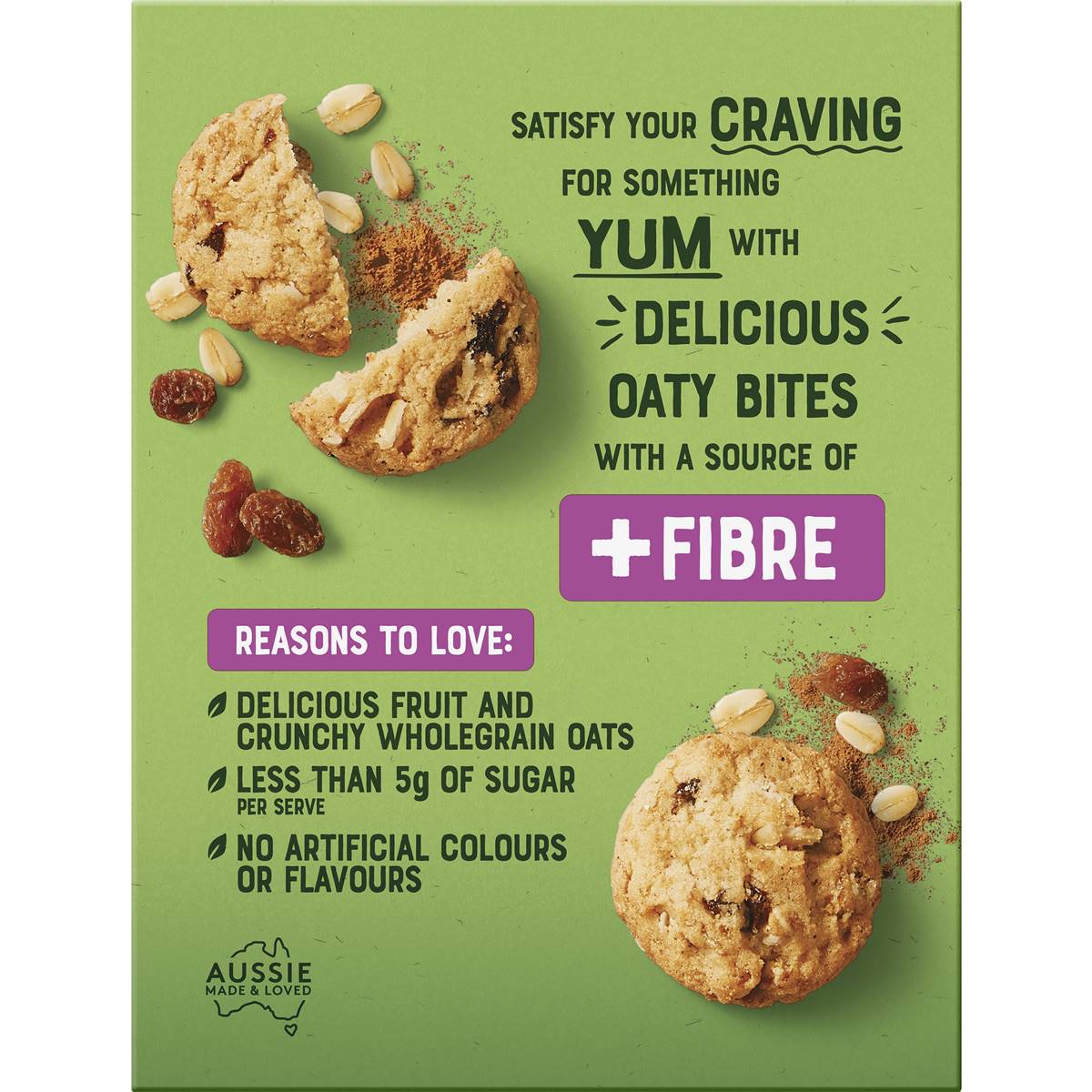 Arnotts Snack Right Oaty Bites Fruit & Oat 6 pack