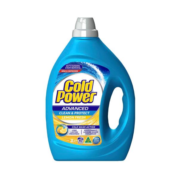 COLD POWER LAUNDRY LIQUID LEMON FRESH 2L