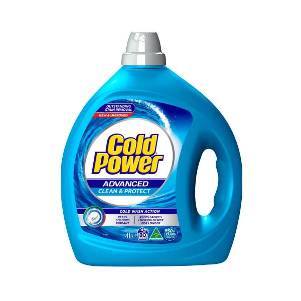 COLD POWER ADVANCED CLEAN LAUNDRY LIQUID 4 LITRE