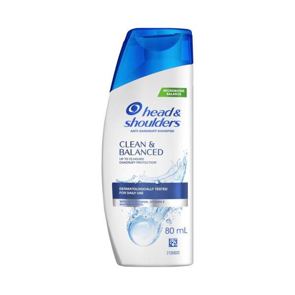 HEAD & SHOULDERS SHAMPOO CLEAN & BALANCED 80ML