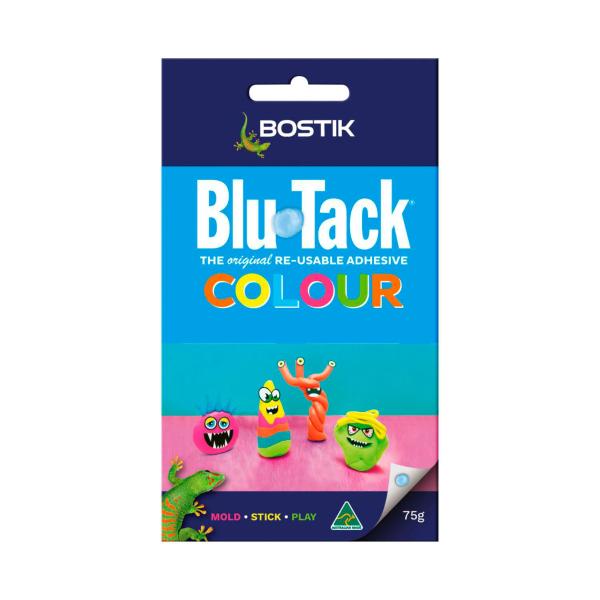 BOSTIK BLU TACK COLOUR 75G