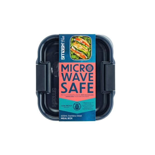 SMASH BLUE STAINLESS STEEL MEAL BOX