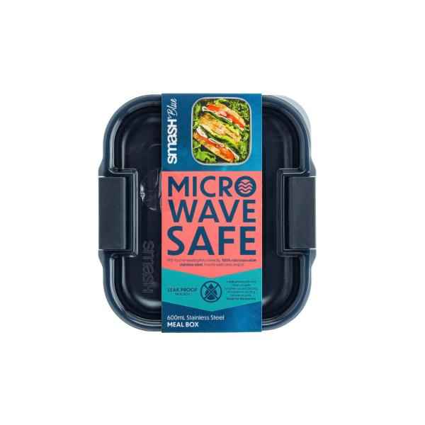 SMASH BLUE STAINLESS STEEL MEAL BOX