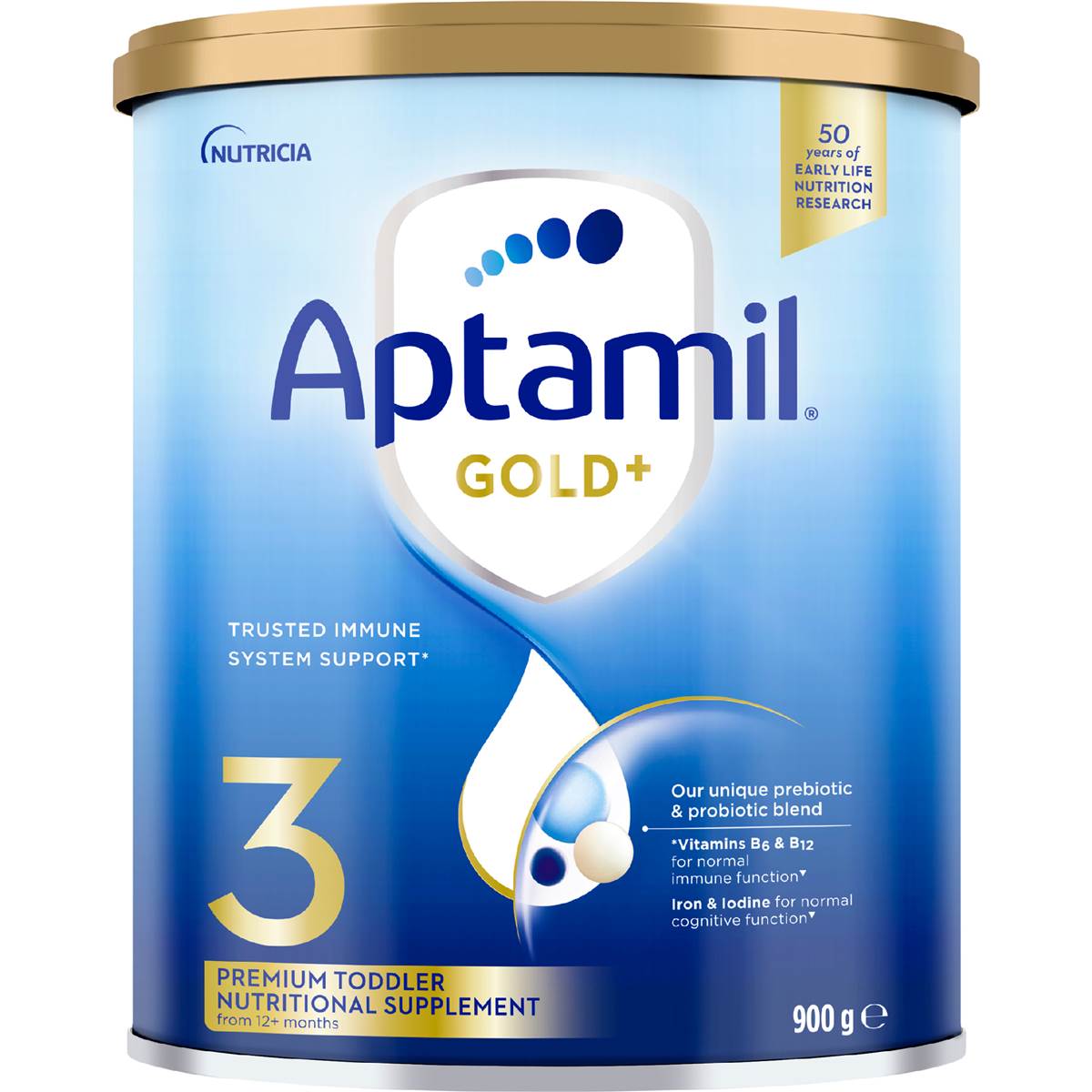 Aptamil Gold+ 3 Toddler Milk Formula From 1+ Year 900g