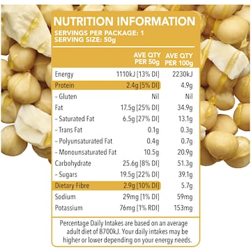 Go Natural Bars Macadamia Dream 50g