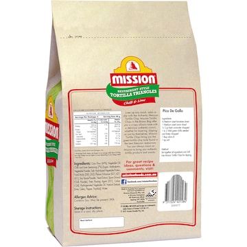 Mission Corn Chips Chilli & Lime 230g