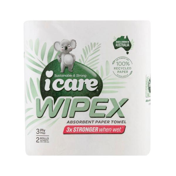 ICARE 100% RECYCLED PAPER TOWEL 2 PACK