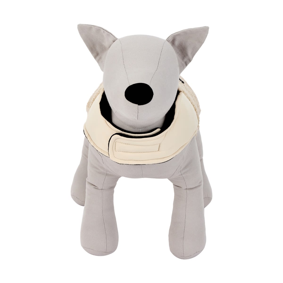 Pet Puffer Vest - Small, Cream