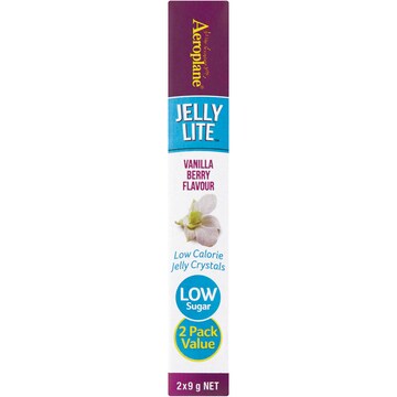 Aeroplane Jelly Lite Crystals Vanilla Berry 9g x 2 pack