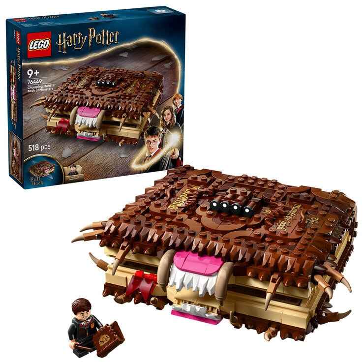 Chomping Monster Book Building Toy with Minifigure