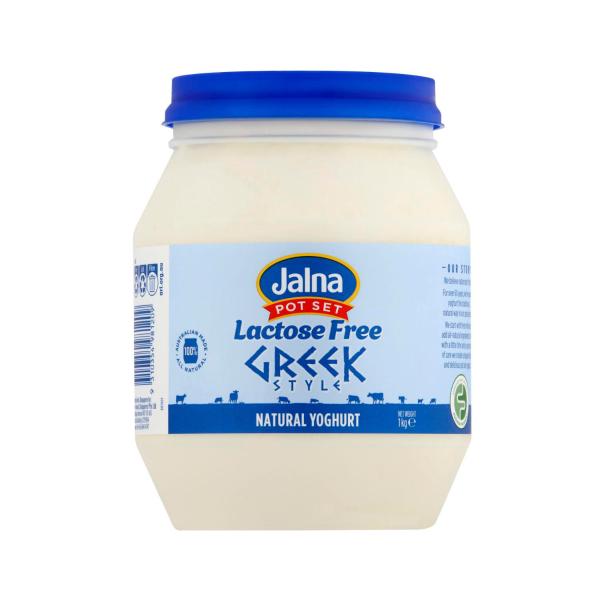 JALNA LACTOSE FREE GREEK STYLE YOGHURT NATURAL 1KG