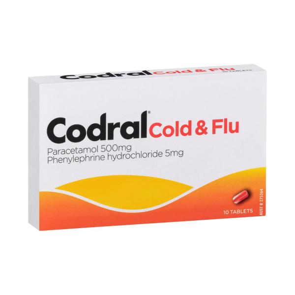 CODRAL RELIEF COLD & FLU 10'S