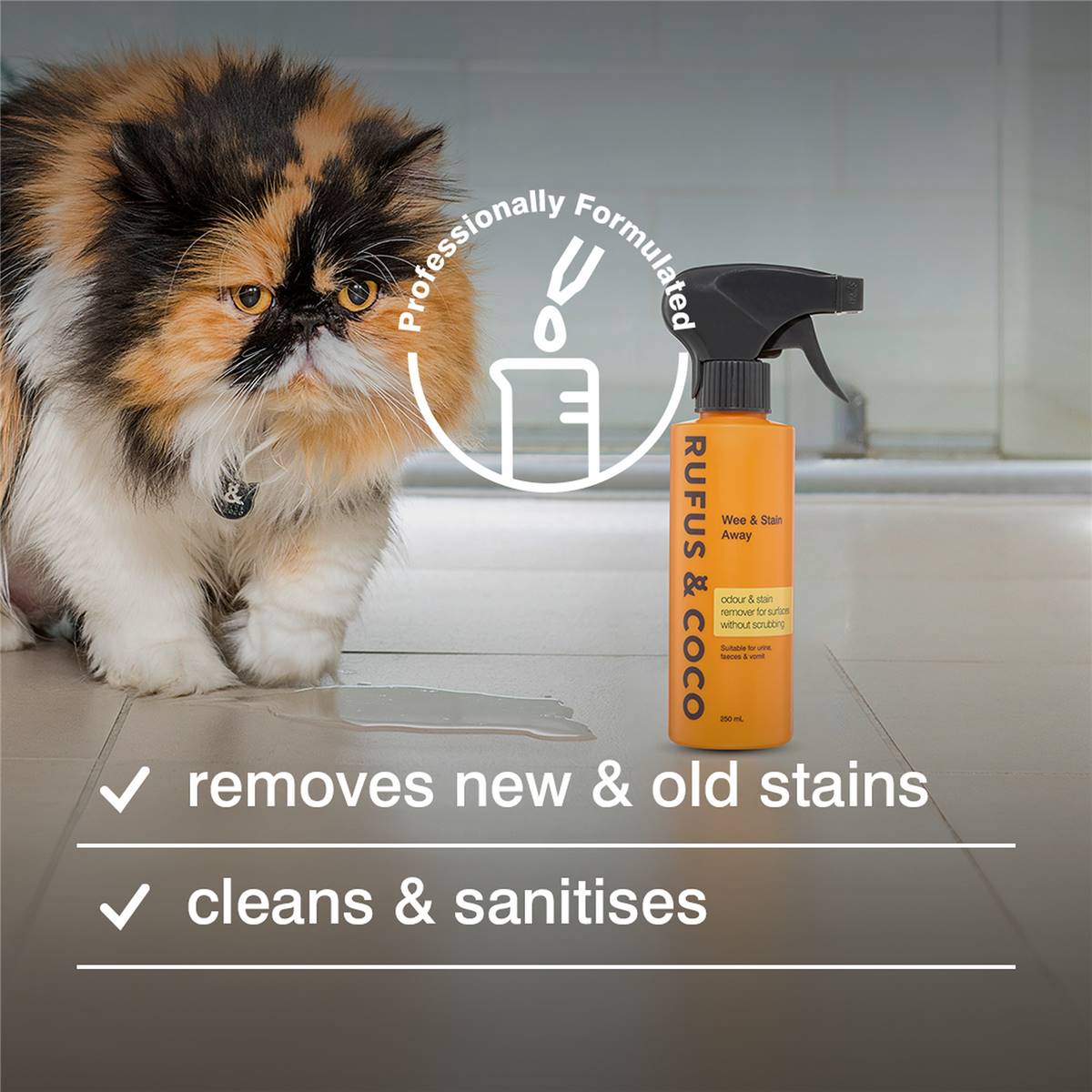 Rufus & Coco Wee Away Pet Training Odour Control 250ml