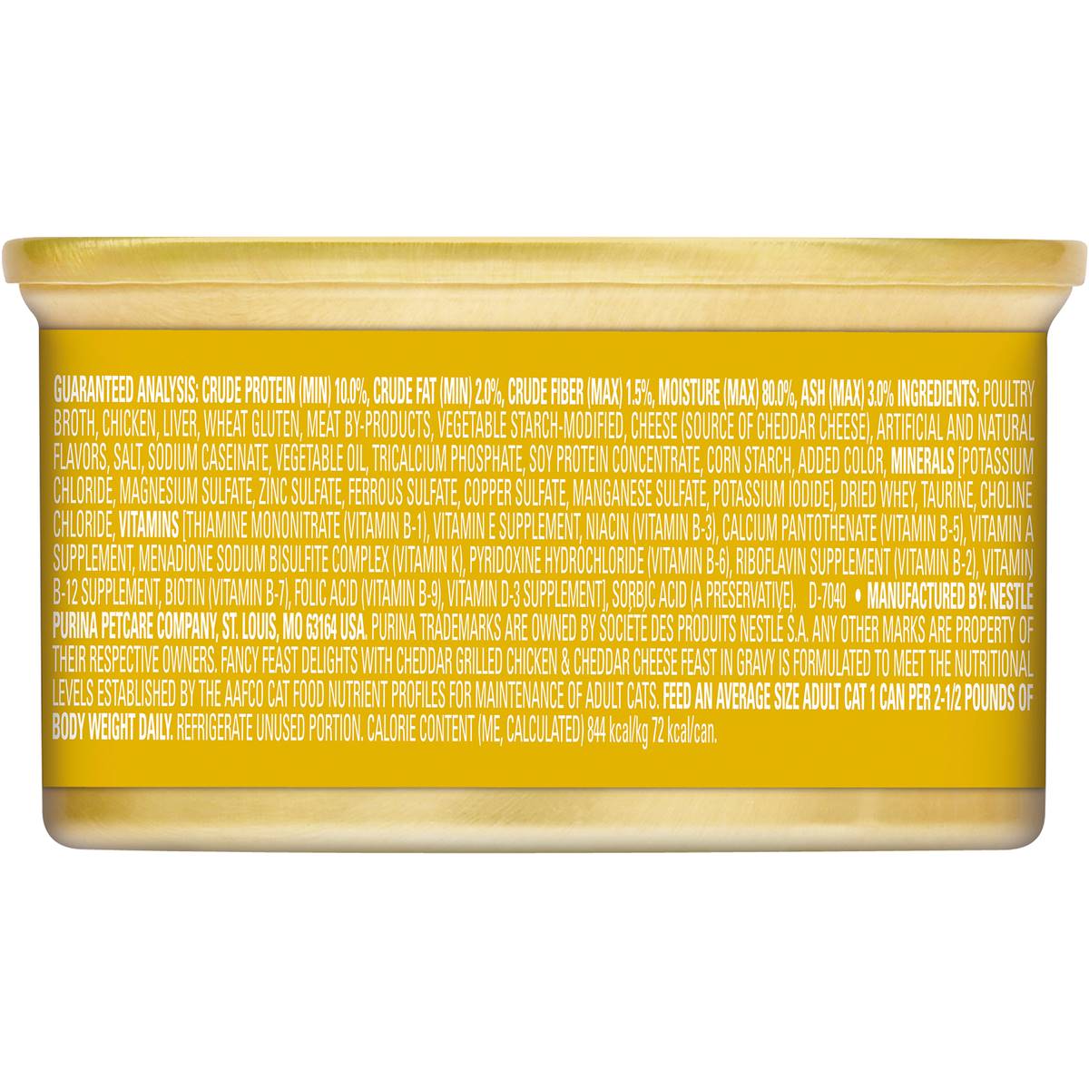 Fancy Feast Adult Delights Chicken & Cheddar Cheese Wet Cat Food 85g