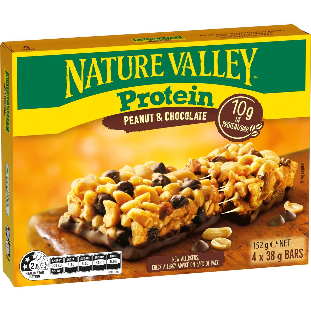 Nature Valley Peanut & Chocolate Protein Bars 4 pack
