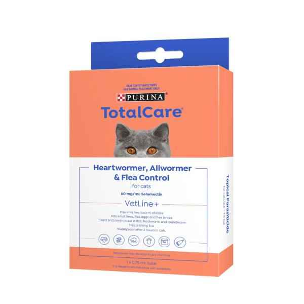 Total Care Cat Treatment Heartwormer All Wormer Flea Control