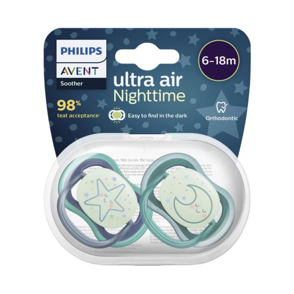 Soother Air Nighttime Mix Bpa Free 6-18 Months