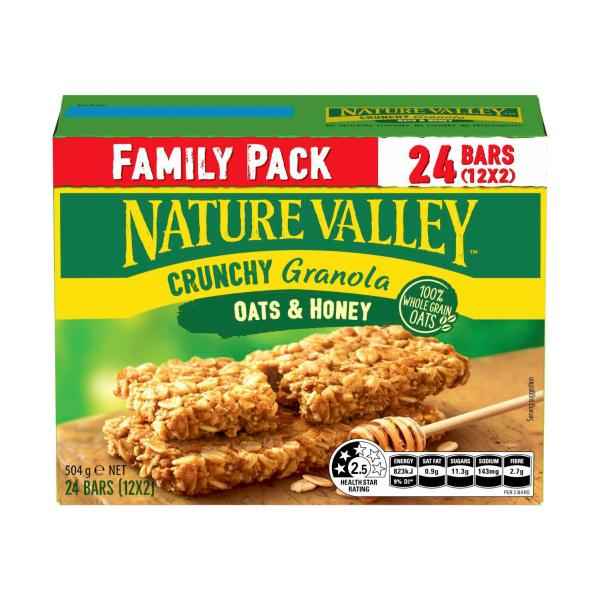 Crunchy Oats & Honey Family Pack 12X42G