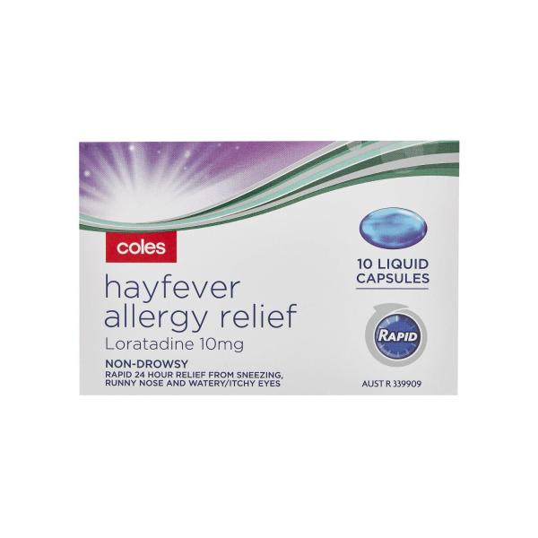 Hayfever Allergy Relief Loratadine 10Mg Tablets
