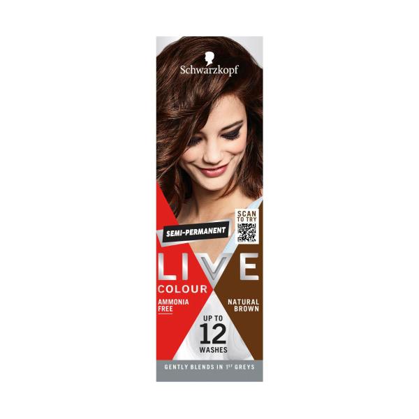 SCHWARZKOPF LIVE COLOUR NATURAL BROWN
