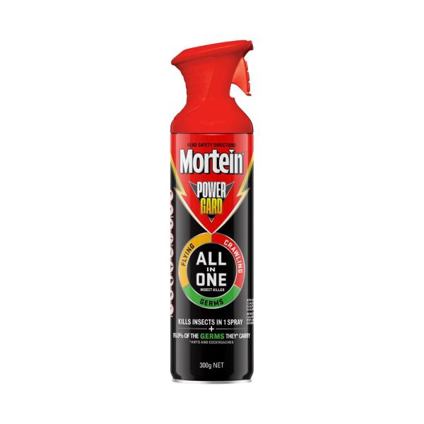 MORTEIN POWERGARD ALL IN ONE INSECT SPRAY EUCALYPTUS 300G