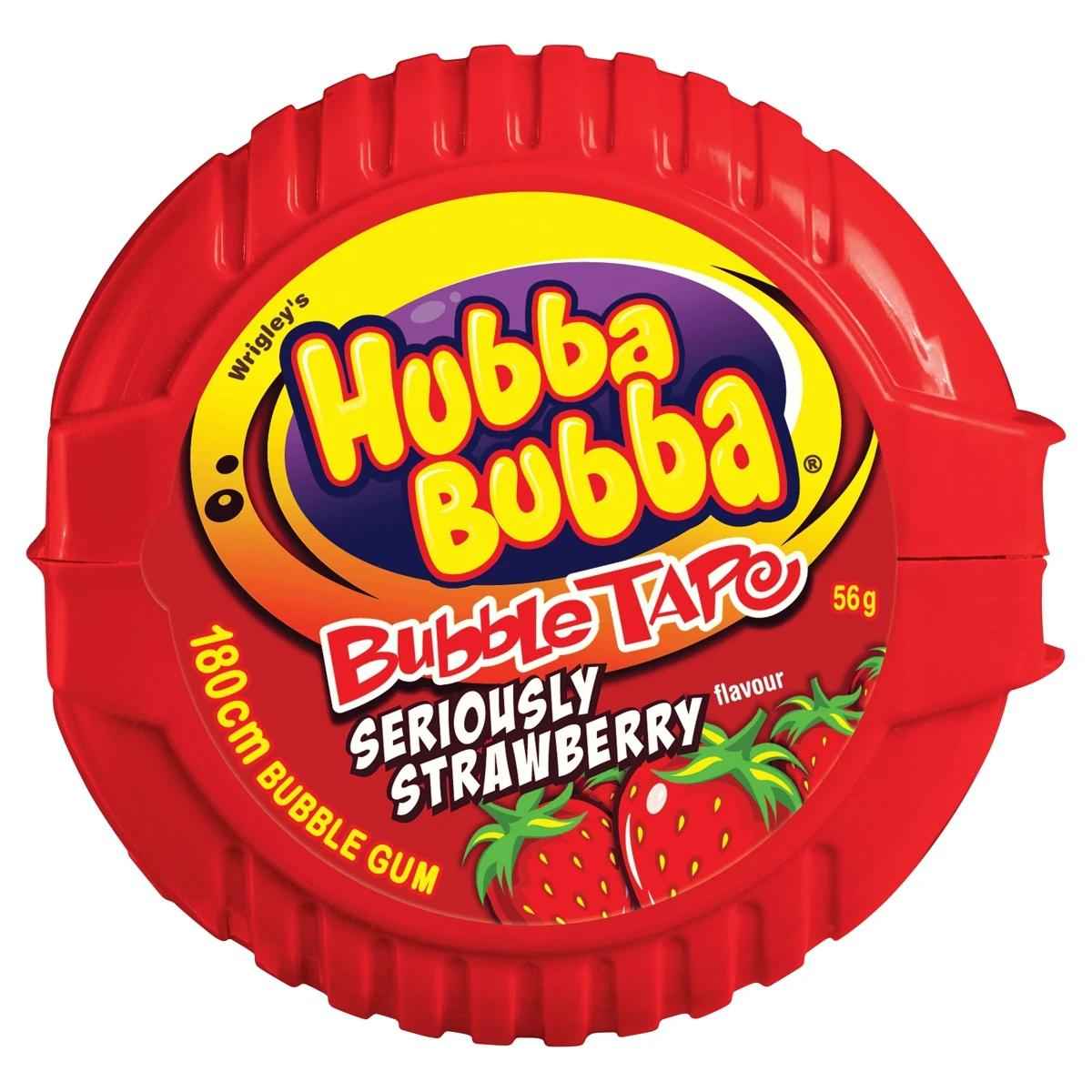 Hubba Bubba Gum Tape Strawberry 56g