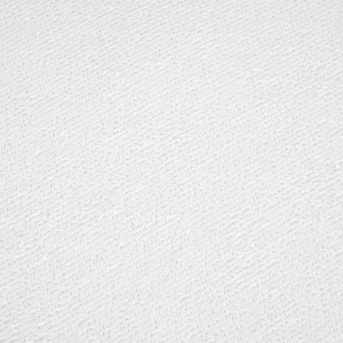 Waterproof Fitted Mattress Protector - Single Bed, White