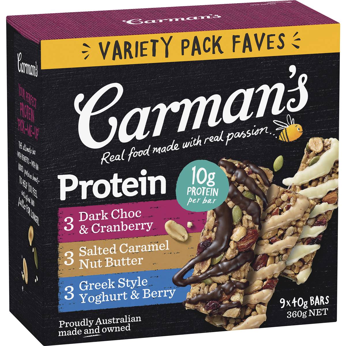 Carman's Protein Bars Variety 9 pack