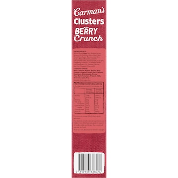 Carman's Clusters Aussie Oat Crunchy Berry Crunch 450g