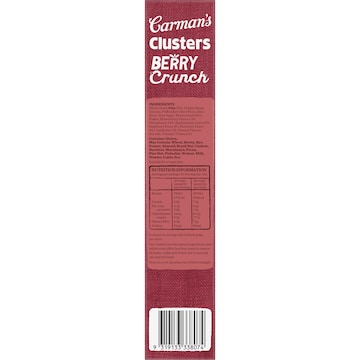 Carman's Clusters Aussie Oat Crunchy Berry Crunch 450g