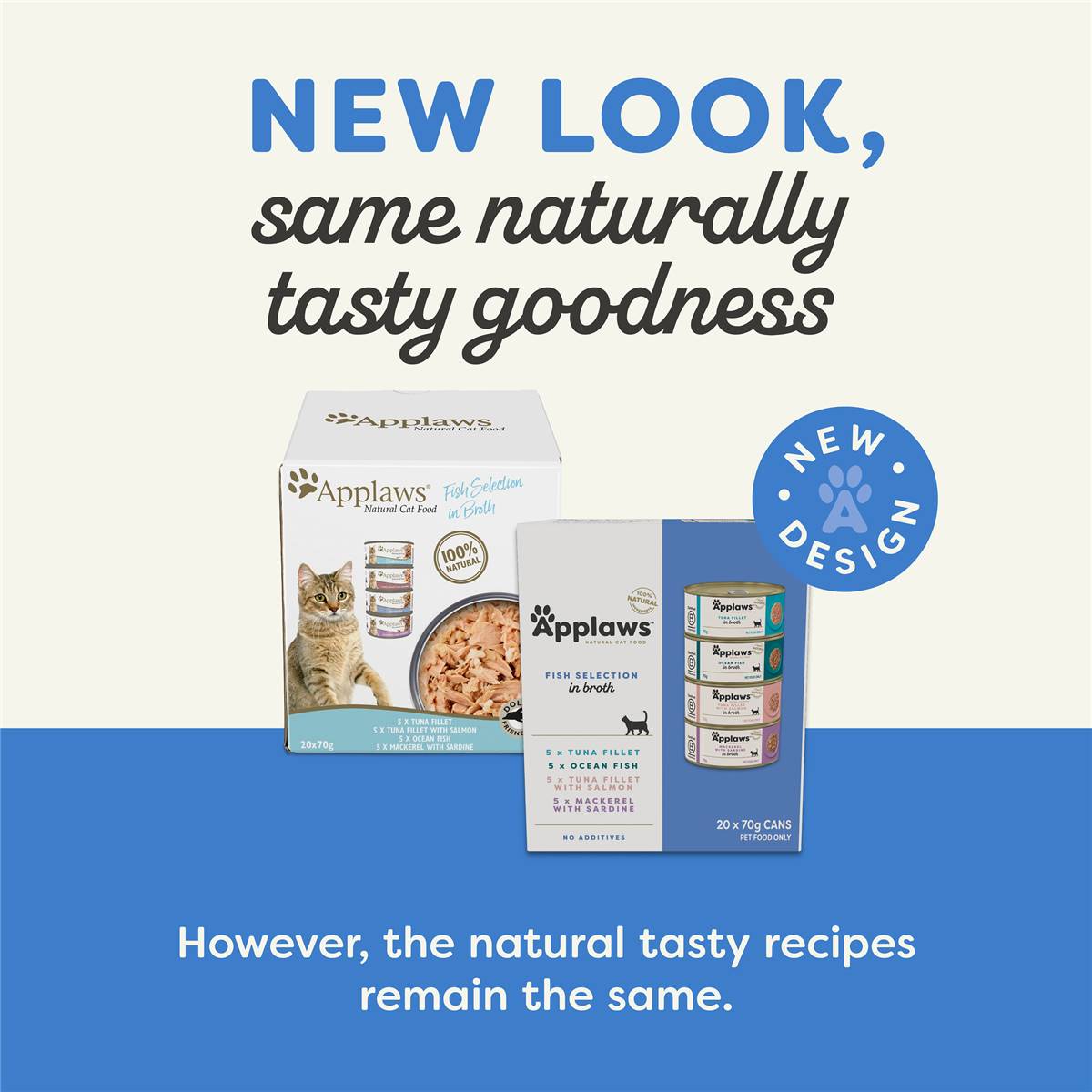 Applaws Fish Selection In Broth Cat Food 70g x 20 Pack