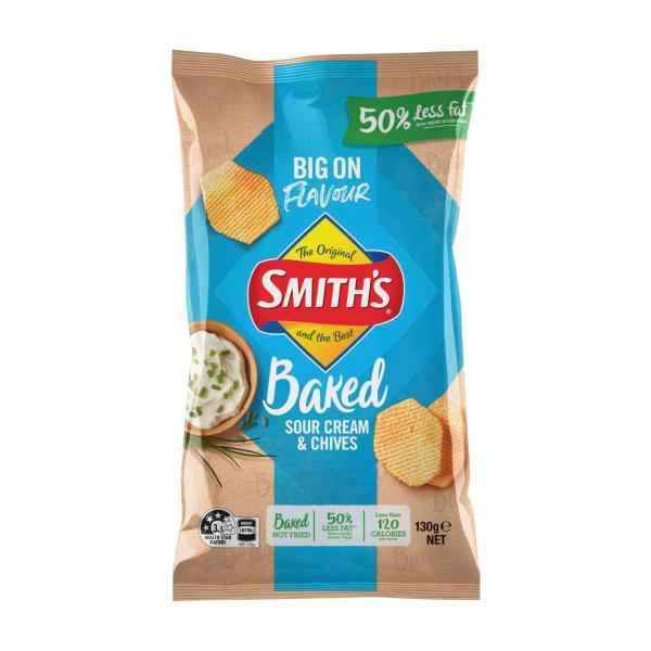 Oven Baked Potato Chips Share Pack Sour Cream & Chives