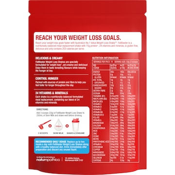 Fatblaster Weight Loss Shake Vanilla 465g
