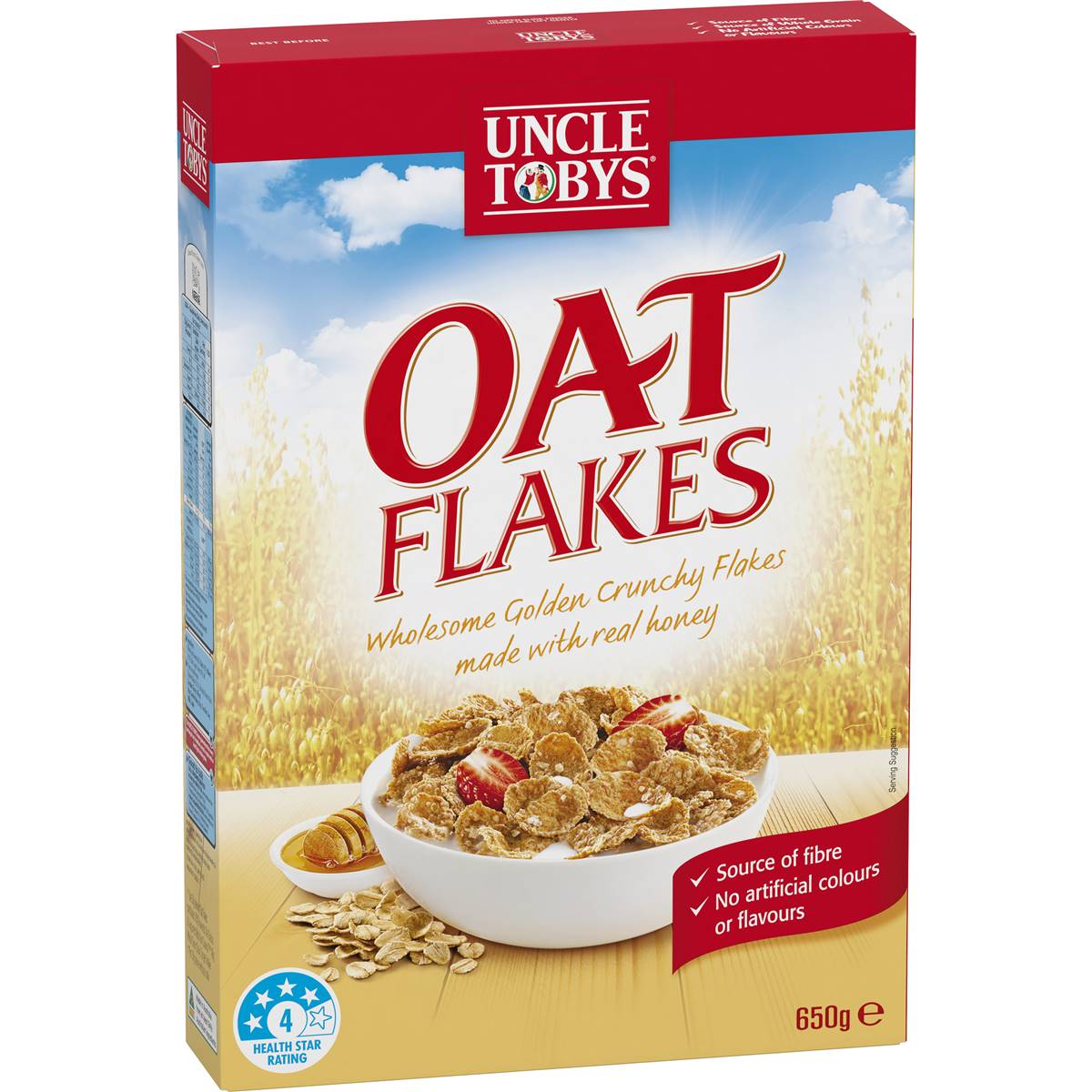 Uncle Tobys Oat Flakes Cereal 650g