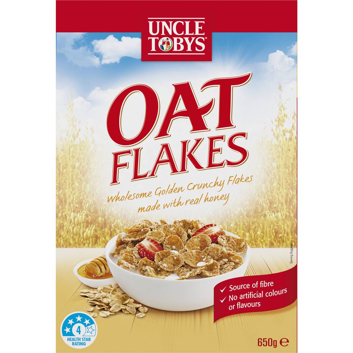 Uncle Tobys Oat Flakes Cereal 650g
