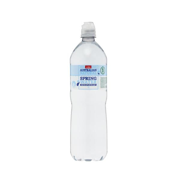 COLES SPRING WATER 1L SPORTS