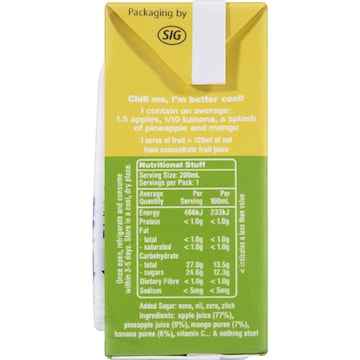 Nudie Nothing But Tropical Fruit Juice 200mL