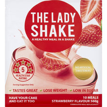 The Lady Shake Diet High Protein Low Sugar Strawberry Meal Replacement 560g