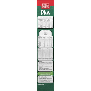 Uncle Tobys Plus Fibre Cereal 700g