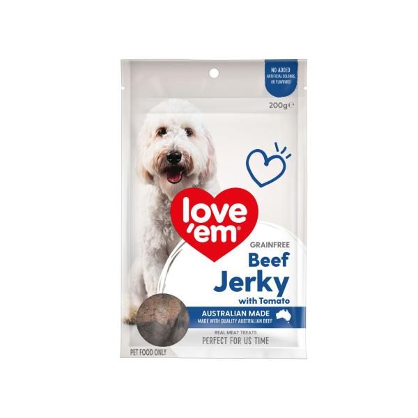 Grain Free Dog Treats Beef Jerky With Tomato