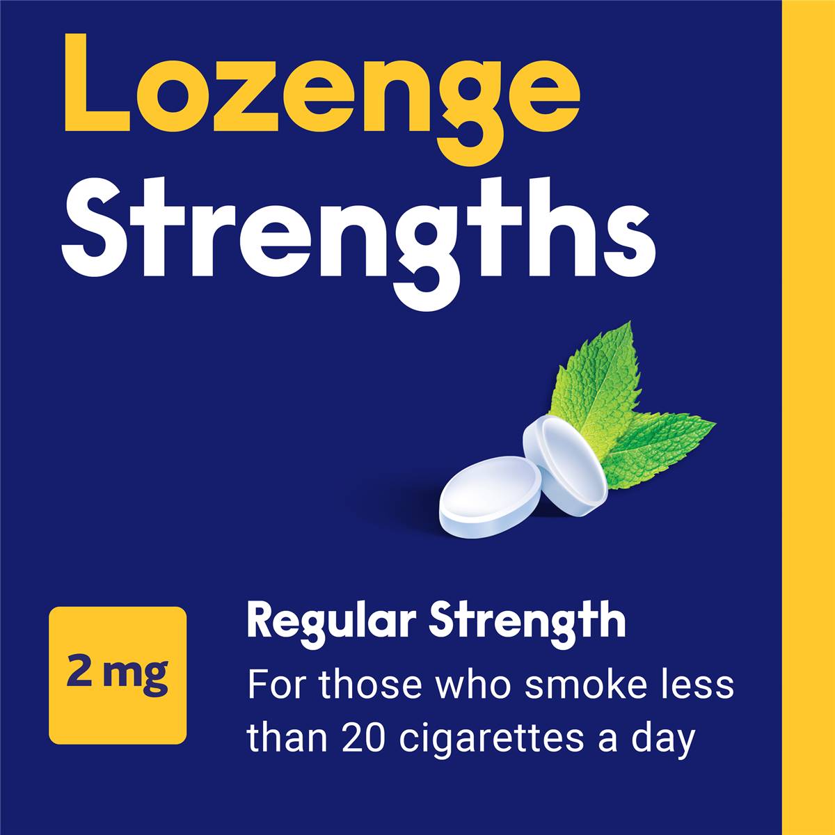 Nicabate Quit Smoking Mini Lozenge 2mg Nicotine 60 Pack
