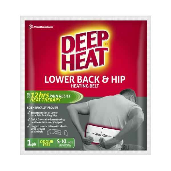 DEEP HEAT LOWER BACK & HIP BELT 1PK