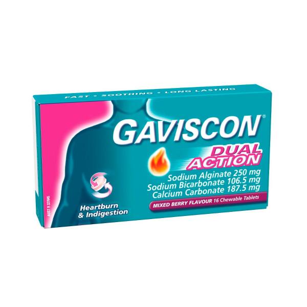 Chewable Tablets Heartburn and Indigestion Relief Mixed Berry